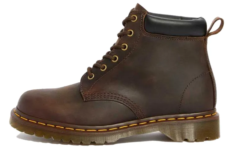 Dr.Martens 939 Ben Leather Ankle Length Combat Boots Unisex Dark Brown