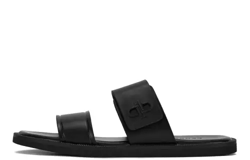 PEDRO Slide Slippers Men's Black/Light Taupe