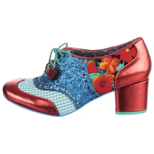 IRREGULAR CHOICE Pu Chunky Heel High Heels Women's Multicolor