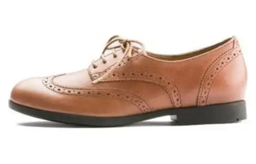 Birkenstock Leather Dress Shoes Unisex Light Coffee