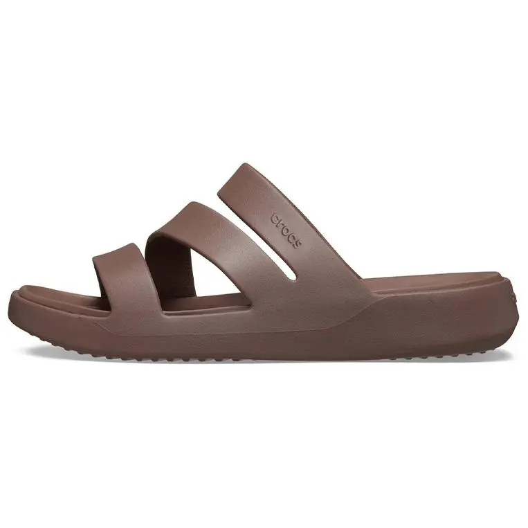 Crocs Slide Slippers Women's Brown