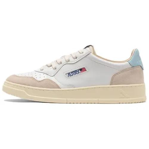 AUTRY Leather Slip Resistant Cushioning Slip Resistant Cushioning Low top Skateboard Shoes Men's White