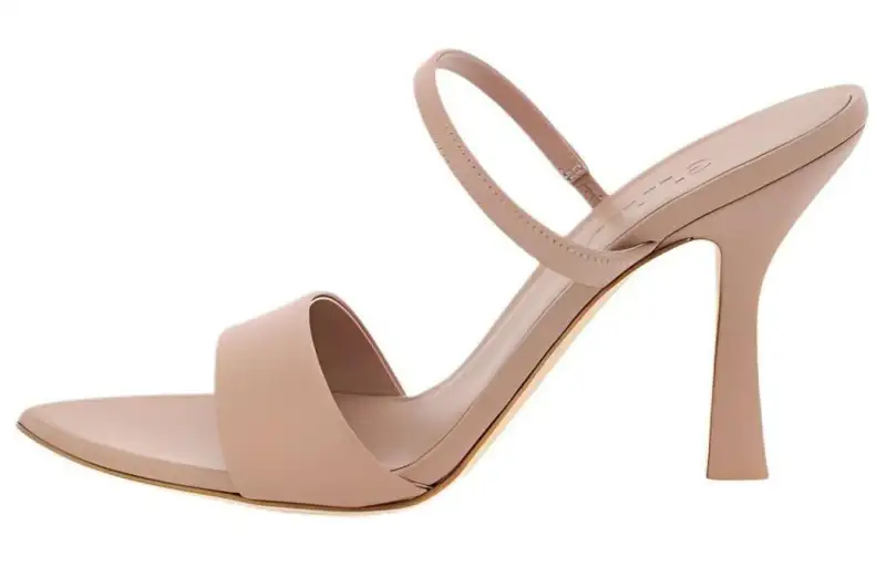 3JUIN Leda Pulp 100mm Leather Mules Women's