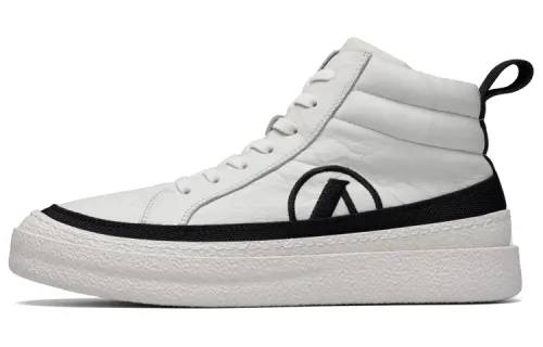 Anthony Miles Skateboard Shoes Men's High Top Ecru