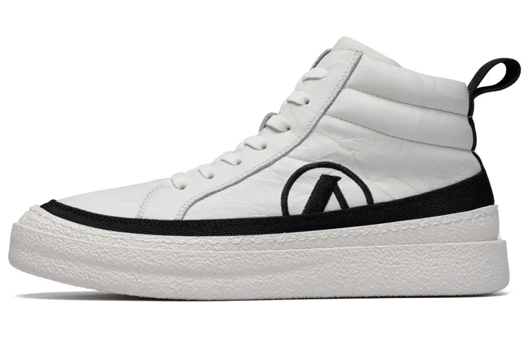 Anthony Miles Skateboard Shoes Men's High Top Ecru