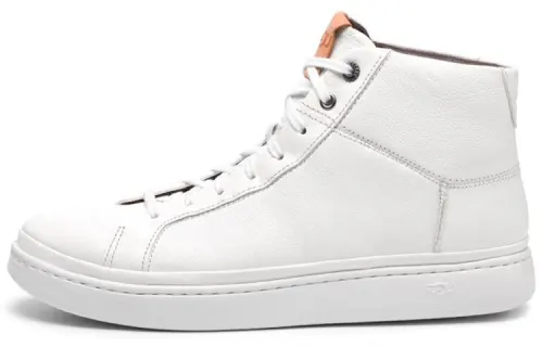 UGG Skateboard Shoes Men's High Top White