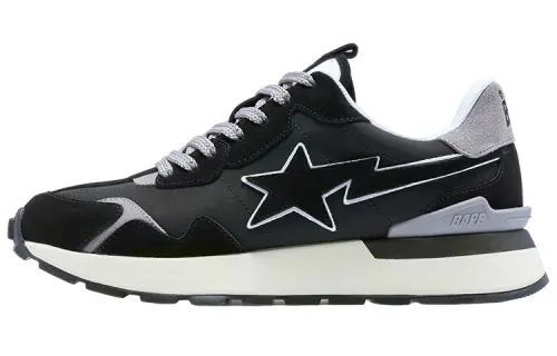 A BATHING APE ROAD Low top Casual Shoes Women's Black