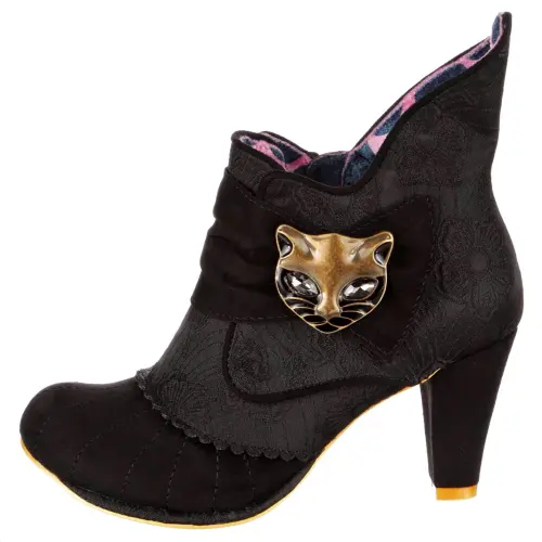 IRREGULAR CHOICE Pu Ankle Boots 9.5cm Women's Black