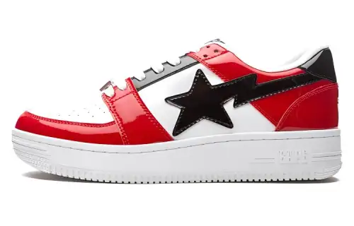 BAPE A BATHING APE Bape Sta Low Red