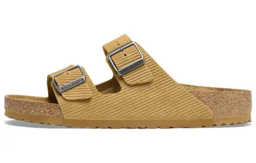Birkenstock Double-strap Corduroy Suede Sandals