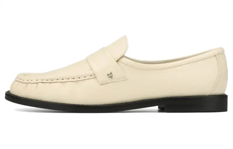 Naked Wolfe GOLDIE Loafers 2cm Women's Ecru
