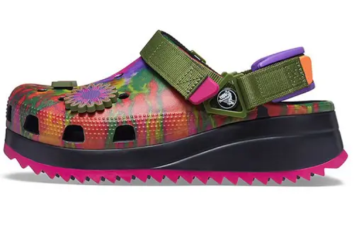 Crocs Classic Hiker Peace Out Green Women's