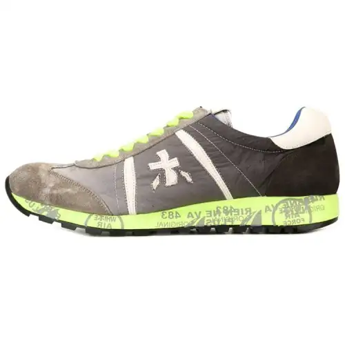 PREMIATA Lucy Suede Low top Casual Shoes Men's Gray