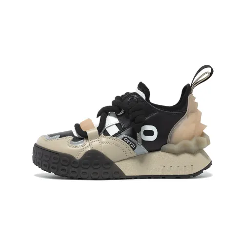 OETZI Skateboard Shoes Women's Low Top Khaki
