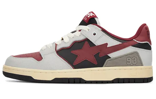 A BATHING APE Sk8 Sta #4 'Red'