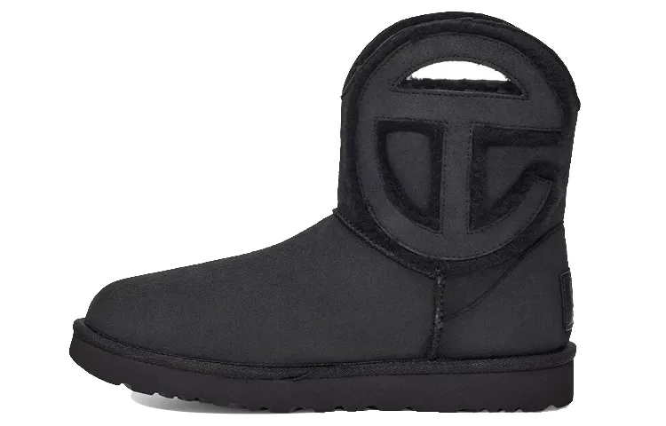 UGG Telfar X UGG Logo Mini Cozy Soft Unisex Black