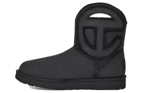 UGG Telfar X UGG Logo Mini Cozy Soft Unisex Black