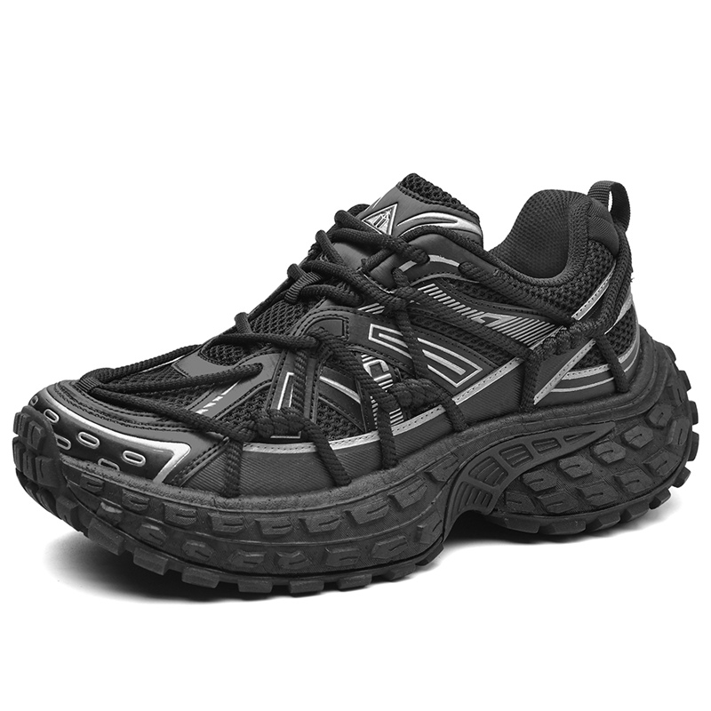 Masongarments Cushioning Abrasion Resistant Breathable Lightweight Height Increasing Rebound Low top Running Shoes