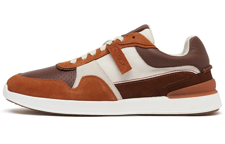 Clarks Low top Casual Shoes Men's Rusty Red