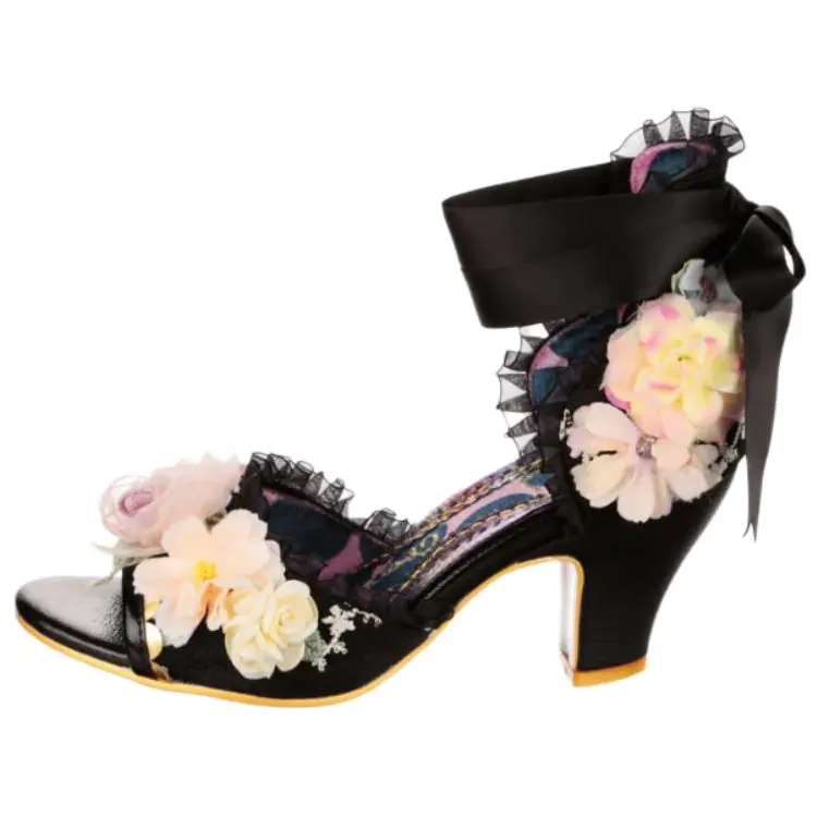 IRREGULAR CHOICE Pu One Strap Sandals Women's Black