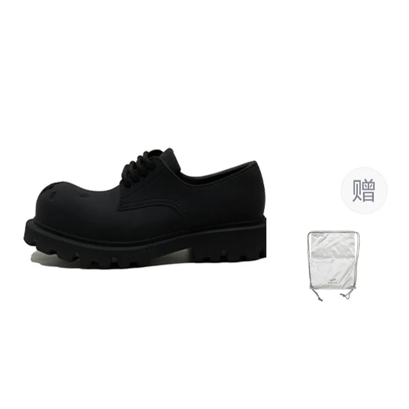 Glitter Focus Round Tip Height Increasing Height Increasing Casual Shoes Unisex Absolute Black