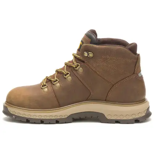 CAT Leather Low top Outdoor Shoes Men's Brown