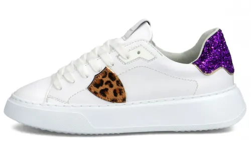 PHILIPPE MODEL Paris Temple Veau Low-top Sneakers