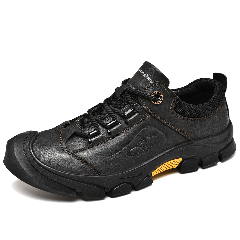 JIGONGYANG Cow Leather Low top Outdoor Shoes Men’s