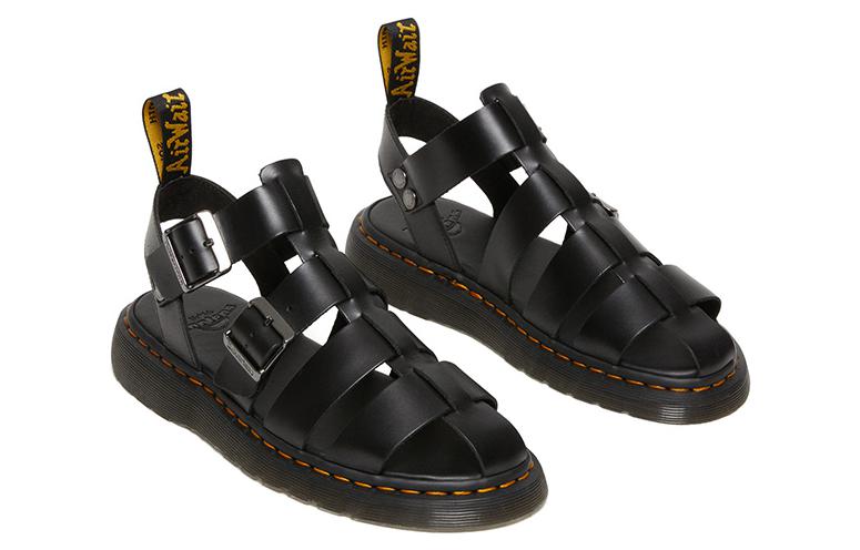 Dr.Martens Leather Roman Sandals Unisex Black