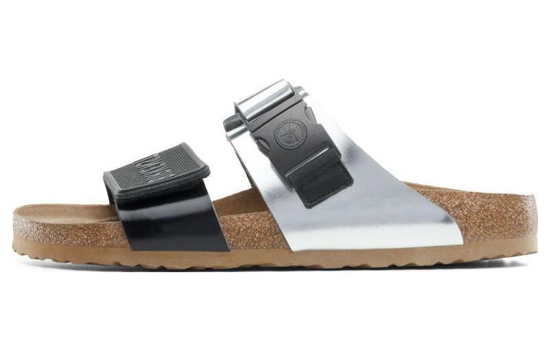 Сандалии Birkenstock Birkenstock Rotterdamro (черно-серебристый)