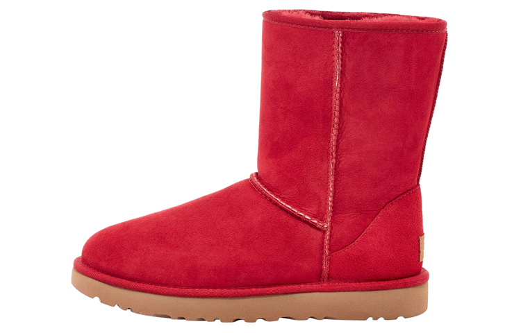 Женские сапоги UGG UGG CLASSIC SHORT (красные)