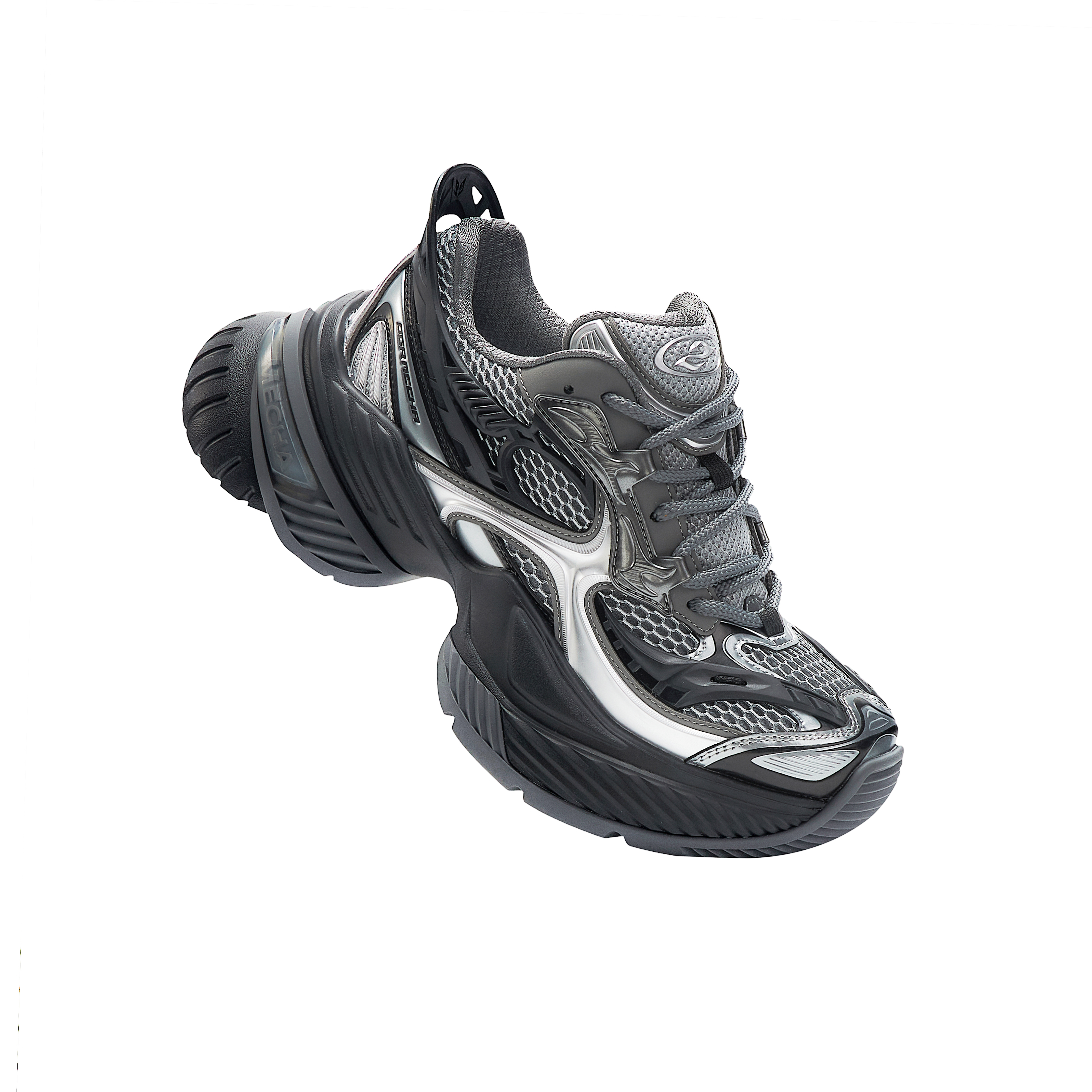 OGR Low top Running Shoes Unisex Deep Iron Black