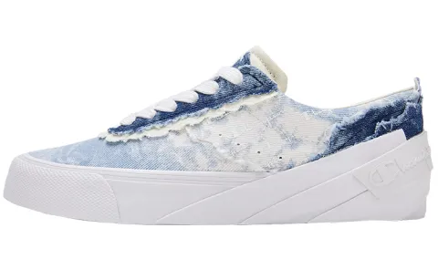 Champion Essentials Collection Street Roller Slip Resistant Abrasion Resistant Low top Skateboard Shoes Women's Blue