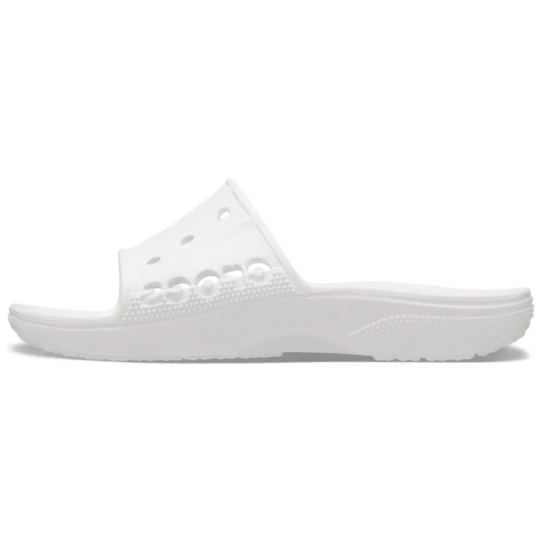 Crocs Slip Resistant Slide Slippers Unisex White