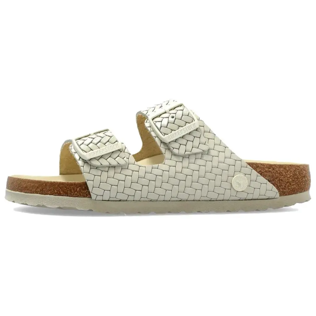 Birkenstock Arizona Slide Slippers Women's White Narrow