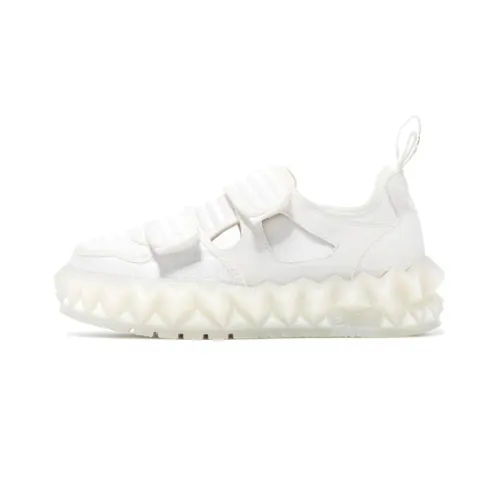 OETZI Skateboard Shoes Unisex Low Top White