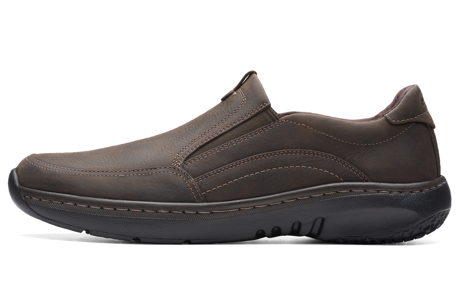 Clarks Artisan Collection Cow Leather Casual Shoes Men's Dark Brown