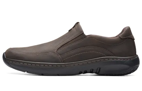 Clarks Artisan Collection Cow Leather Casual Shoes Men's Dark Brown