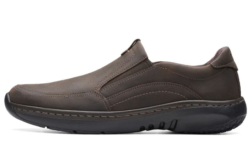 Clarks Artisan Collection Cow Leather Casual Shoes Men's Dark Brown