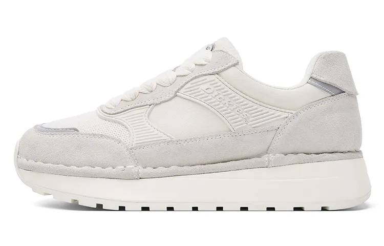 Dickies Cow Split Leather Low top Casual Shoes Women's Beige
