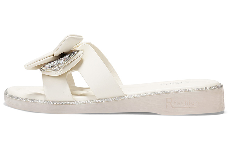 OMS Slide Slippers Women's Beige/Yellow