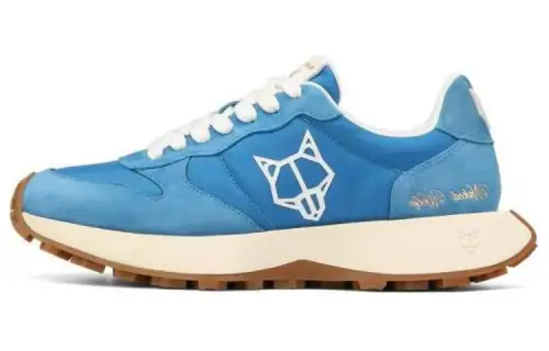 Naked Wolfe Plug Leather Low top Casual Shoes Women's Blue