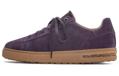 Birkenstock Suede Low top Skateboard Shoes Women's Purple Regular