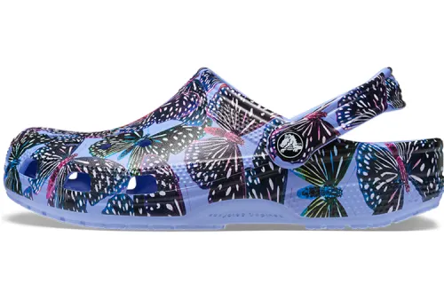 Crocs Classic Butterfly Clog 'Moon Jelly Multi' Women's