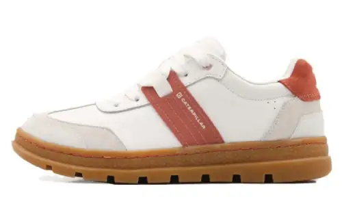 CAT CiteSport Cushioning Slip Resistant Abrasion Resistant Low top Sports Casual Shoes Women's White Brown