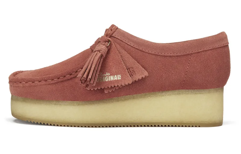 Clarks Cow Split Leather Low top Casual Shoes Women's