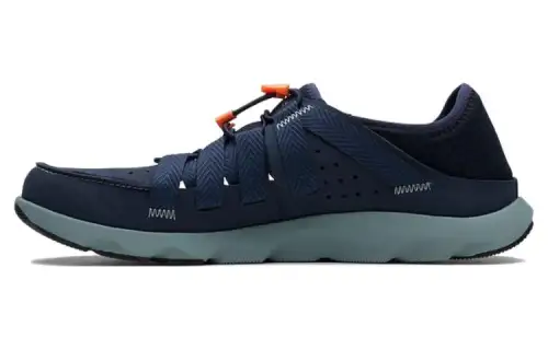 Clarks Fabric Casual Shoes Men's Marine Blue