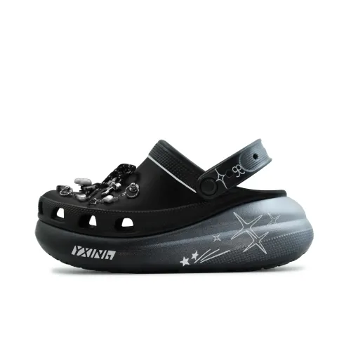 Crocs Classic Clog Clogs Unisex Black Silver