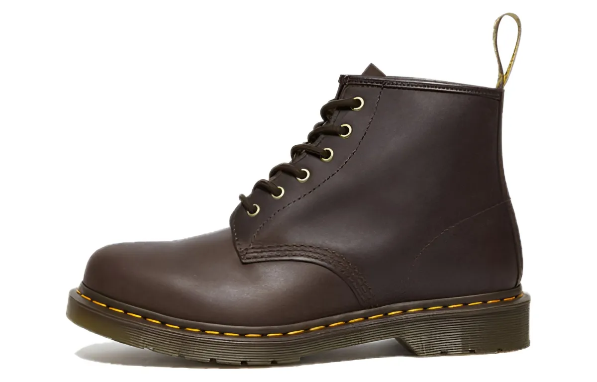 Dr.Martens 101 Crazy Horse Leather Ankle Boot 'Dark Brown'