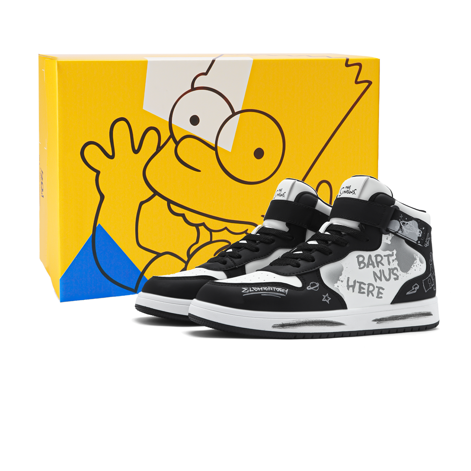 Кеды The Simpsons (бело-синие)